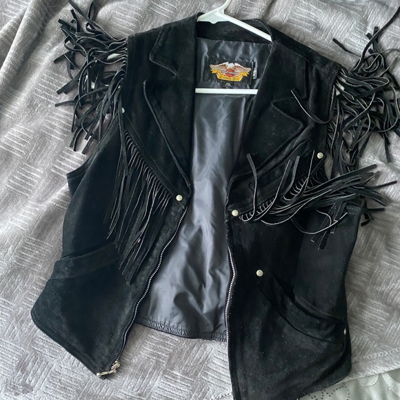 Harley-Davidson Jackets & Blazers - Harley Davidson fringe biker vest